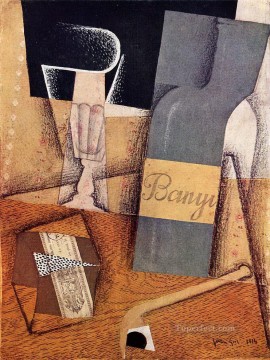 フアン・グリス Painting - バニュルスのボトル 1914 1 Juan Gris